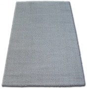 Koberec Micro fiber soft shaggy strieborný