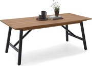 Rozťahovací záhradný stôl s rustikálnym rámom, cca 200 ‒ 250 cm