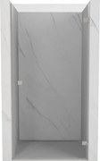 Mexen, Mexen Lunar-B otočné pravé sprchové dvere 70 cm, transparentné, brúsený nikel - 832-070-000-97-00-P