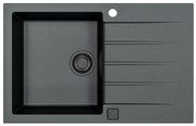 ALVEUS 1148159 - Kuchynský drez CADIT 79x50 cm granit/čierna