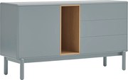 Teulat Corvo komoda do obývačky - Sivá - 137 cm