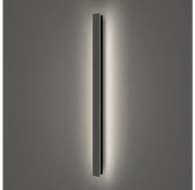 Brilagi - LED vonkajšie nástenné svietidlo LINEAR LED/22W/230V 4000K IP65 čierne