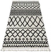 Koberec BERBER SAFI N9040 biely / čierny Fredzle berber marokánsky