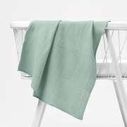 Biante Mušelínová plienka/dečka Nature MSN-020 Pastelovo šalviová 70x70 cm