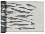 Podložka do sauny Aallokko 46x150, čierna