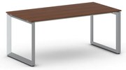 Kancelársky stôl PRIMO INSPIRE, 180x90 cm, sivostrieborná podnož, čerešňa