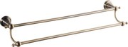 Sapho Sapho, DIAMOND dvojitý držiak uterákov 600mm, bronz, 1318-11