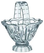 Crystal Bohemia sklenený košík 215 mm