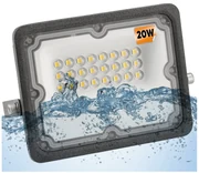 BERGE LED reflektor 20W - vodeodolný - neutrálna biela