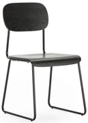 Čierne jedálenské stoličky v súprave 2 ks Aira – Marckeric