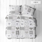 KREPOVÉ OBLIEČKY KORALOVE 160X200 CM, 2KS 70X80 CM VZOROVANÉ