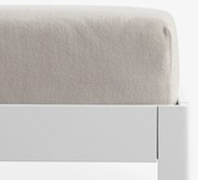 Goldea nepriepustná froté plachta s napínacou gumou - sivohnedá 90 x 200 cm