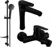 Mexen Kama DF05 kúpeľňová súprava, čierna - 72513DF05-70