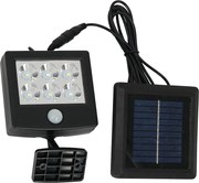 Exteriérové solárne LED svietidlo Depo, 1x LED 1,05w, čierna