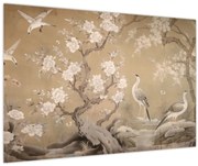 Obraz - Kreslená japonská krajina (90x60 cm)