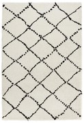 Béžovo-čierny koberec Mint Rugs Hash, 160 x 230 cm