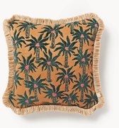 Ručne vyrobený exteriérový obojstranný vankúš Laura & Jackie