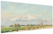 Obraz - Camille Pissarro, Landscape, Ile de France, reprodukcia (120x50 cm)