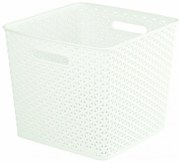 Curver čtvercový box, MY STYLE, krémová