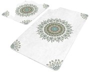 Biele kúpeľňové predložky v súprave 2 ks 60x100 cm – Mila Home