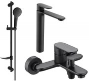 Mexen Milo DF05 vaňová súprava, čierna - 71313DF05-70