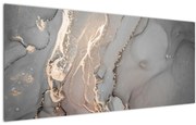 Obrázok - Šedo-zlatý mramor (120x50 cm)