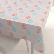 Biante Veľkonočný teflónový obdĺžnikový obrus TF-106 Farebné kraslice na bielom 50x100 cm