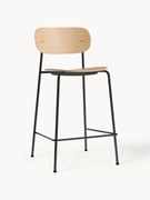 Barová stolička z kovu a dreva Co