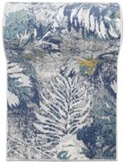 Behúň LAZUR G059A biely / tmavomodrý