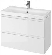 Cersanit Moduo Slim, závesná umývadlová skrinka 80cm, biela lesklá, S929-002