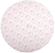 Bavlnená okrúhla utierka s kvetmi Floral Easter Bunny - Ø 80 cm