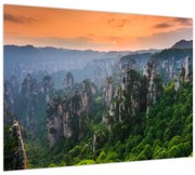 Obraz - Národný lesný park Zhangjiajie (70x50 cm)