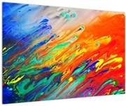 Obraz - Farebná abstrakcia (90x60 cm)