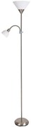 Brilagi - Stojacia lampa ARIANA 1xE27/100W/230V + 1xE14/25W matný chróm