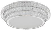 Globo 68157-58 - LED stmievateľné stropné svietidlo KLARA 58W/230V 2700-6000K pr. 60 cm biele + diaľkové ovládanie