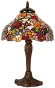 Tiffany stolná lampa do obývačky vitráž BELL 26*40