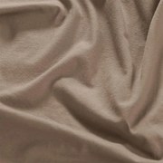 Napínacia plachta na posteľ jersey s elastanom orechová 180 x 200 cm