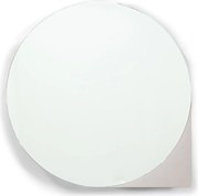 Taupe kovová závesná/so zrkadlom kúpeľňová skrinka 55x55 cm Sonnet – Spinder Design