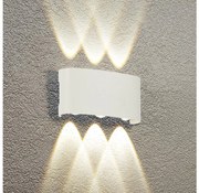 Brilagi - LED vonkajšie nástenné svietidlo FLAREBOX LED/6W/230V biele IP65