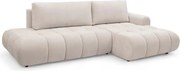 Rozkladacia rohová sedačka Lutario L II pravá - béžová hydrofóbna pletenina Venice 2026