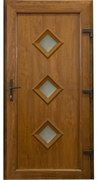 Dvere vchodové Mary D27 90P 98x198x7 zlatý dub