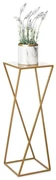 HowHomely Stojan na kvety 70x24 cm zlatá DD0284