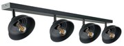 Bodové svietidlo FAUN 4xE27/60W/230V čierna
