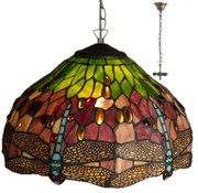 Tiffany luster Ø42 kolekcia MULTICOLOUR 2*E27