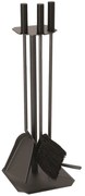 Krbové náradie 4 ks antracit/smrek