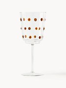 Ručne fúkané poháre na víno Nob, 2 ks