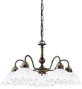 Kolarz 731.85.73 - Luster na reťazi NONNA 5xE27/75W/230V