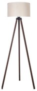 Duolla - Stojacia lampa 1xE27/60W/230V pr. 44 cm krémová/hnedá
