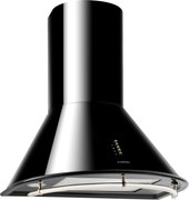 Klarstein Lumio Neo, digestor, 60 cm, komínový, 610 m³/h, retro dizajn, nehrdzavejúca oceľ, čierny