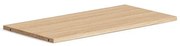 Polica pre knižnicu QBUS, 760x378 mm, 1 ks, dub